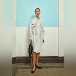 MM6 Maison Margiela Striped Shirt Dress